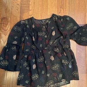 Sheer blouse